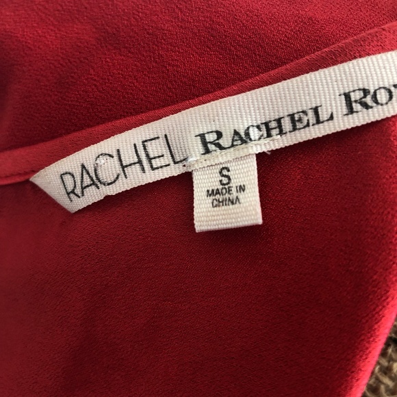 Rachel Roy Red Satin lined Mini Dress! - Picture 3 of 4